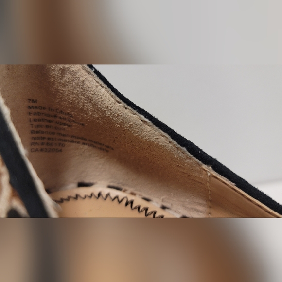 Leather Calf Hair, Pilcro & The Letterpress Women's  Cheeta Print, Strappy Heels - Picture 9 of 13